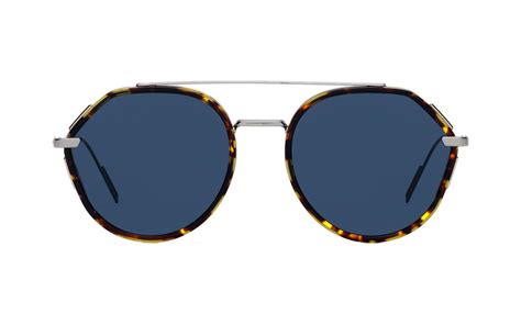 dior 0219s 3ma 53 a9 havana ruthenium|Dior DIOR 0219S 3MA/A9 Sunglasses Silver .